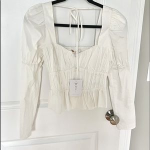 NWT white wayf top small
